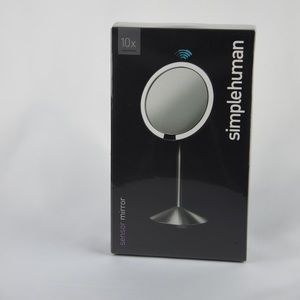 SIMPLEHUMAN • 10x MAG TRU LITE RECHARGE MINI TRAVEL MAKEUP MIRROR